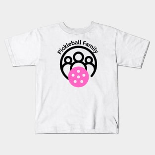 Pickleball Family Kids T-Shirt